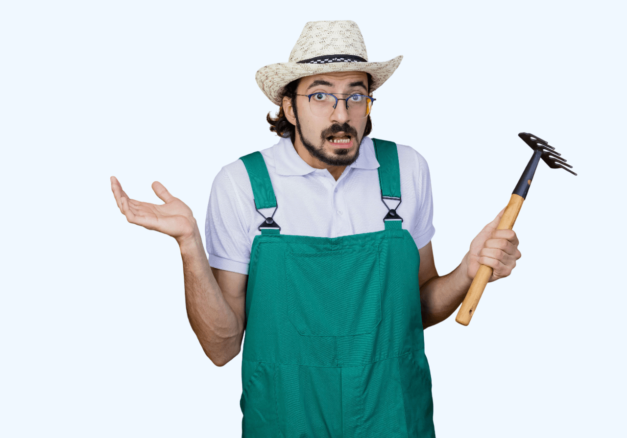confused gardener